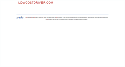 Desktop Screenshot of lowcostdriver.com